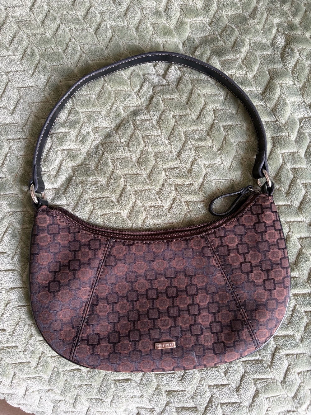 Nine West Brown Shoulder Bag with leather Strap